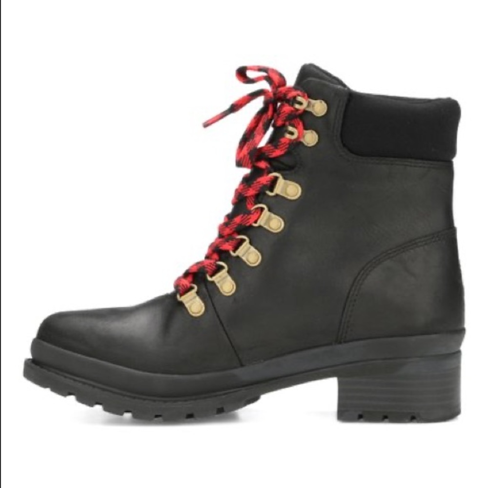 Combat Lug Sole Boots in 5.5, Black